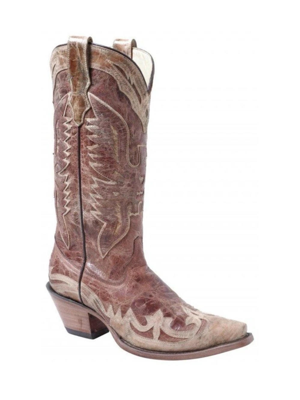 Corral Two-Tone Brown and Tan Western Cowboy Boots